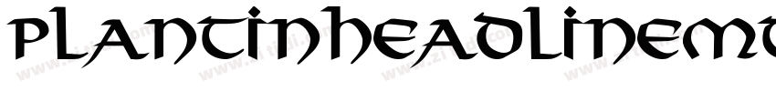PlantinHeadlineMT Bo字体转换
